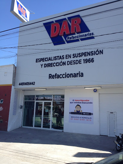 Dirección, horario, teléfono y opiniones de Dar Refaccionarias Aguascalientes en Aguascalientes