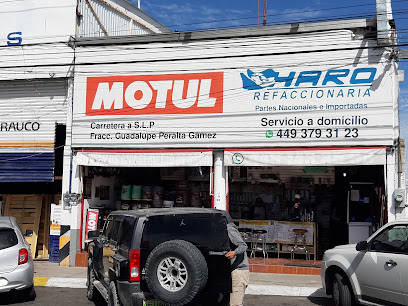Dirección, horario, teléfono y opiniones de Refaccionaria Haro en Aguascalientes