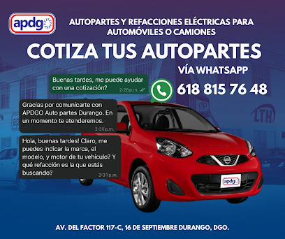 Dirección, horario, teléfono y opiniones de Apdgo S.A de C.V. en Durango