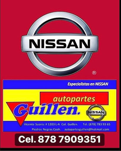 Dirección, horario, teléfono y opiniones de Autopartes Guillen. en Piedras Negras