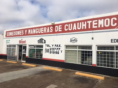 Dirección, horario, teléfono y opiniones de Conexiones y Mangueras Cuauhtémoc en Cuauhtémoc