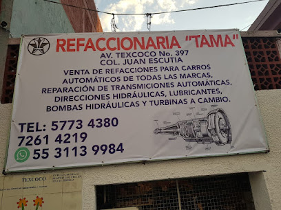 Dirección, horario, teléfono y opiniones de Refaccionaria de Transmisiones Automaticas,Direcciones Hidraulicas y Bombas Hidraulicas Tama en Iztapalapa
