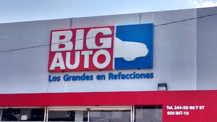 Dirección, horario, teléfono y opiniones de Big Auto, Refaccionaria, Autopartes, Refacciones San Luis Potosí Abastos en San Luis Potosí