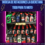 Dirección, horario, teléfono y opiniones de Bodega de Refacciones para Motos La Queretana. en San Juan del Río