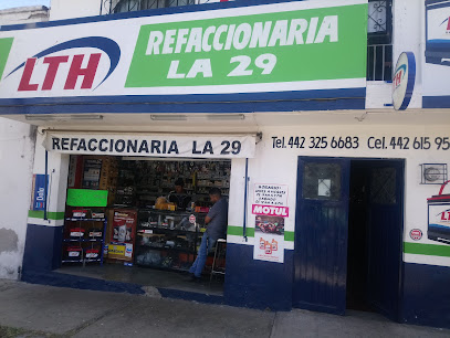 Dirección, horario, teléfono y opiniones de Refaccionaria La 29 en Querétaro