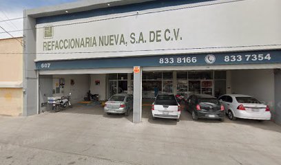 Dirección, horario, teléfono y opiniones de Refaccionaria Nueva en San Luis Potosí