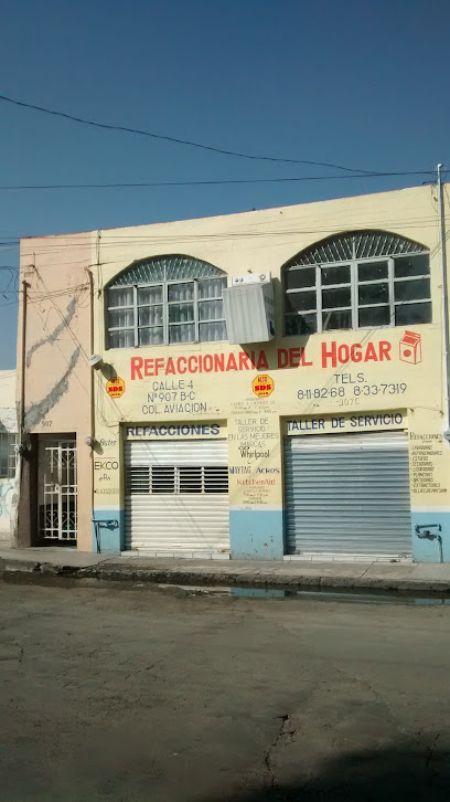 Dirección, horario, teléfono y opiniones de Refaccionaria del Hogar en San Luis Potosí