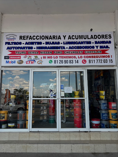 Dirección, horario, teléfono y opiniones de Refaccionaria y Acumuladores Soria en Apodaca