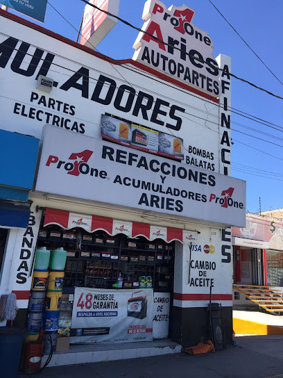 Dirección, horario, teléfono y opiniones de Refacciones y Acumuladores Aries en Pachuca